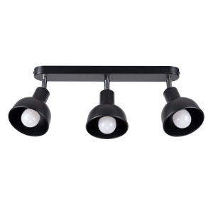 Plafon ELBA 3 czarny E27 3x15W SL.1318 SOLLUX