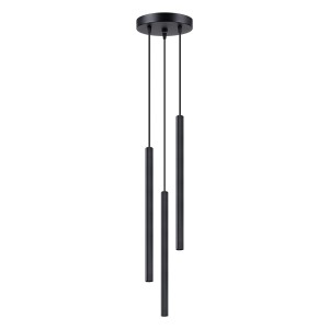 Lampa wisząca ARCHE 3P czarna G9 3x8W SL.1341 SOLLUX