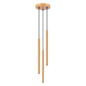 Lampa wisząca ARCHE 3P złota G9 3x8W SL.1342 SOLLUX