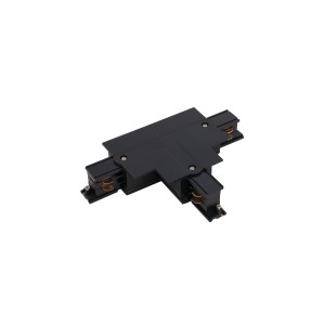 System szynowy 3 obwodowy łącznik t wpuszczany czarny lewy CTLS REC PWR T CONN LEFT -1 BLK (T-L1) 8248 Nowodvorski