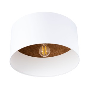 Plafon TELESTO biały/ciemny brąz E27 1x15W SL.1392 SOLLUX