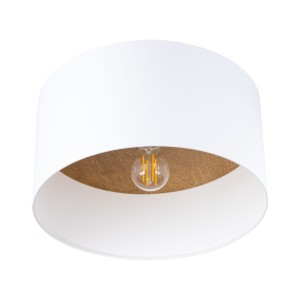 Plafon TELESTO biały/jasny brąz E27 1x15W SL.1393 SOLLUX