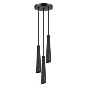 Lampa wisząca PRYSM 3P czarna G9 3x8W SL.1401 SOLLUX