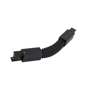 System szynowy 3 obwodowy łącznik elastyczny CTLS POWER FLEX CONNECTOR BLACK 8700 Nowodvorski