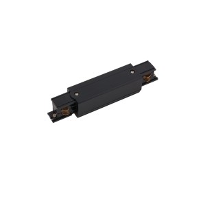 System szynowy 3 obwodowy łącznik prosty (zasilanie środkowe) CTLS POWER STRAIGHT CONNECTOR BLACK 8708 Nowodvorski