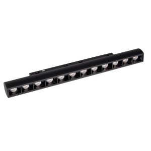 Maxlight N0003N raster 12W Czarny obrotowy 3000K On-Off- MICRO11