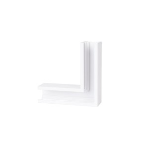 Maxlight MT0031 Kątownik 90° płytki. Montaż na sufit lub ścianę. Do szyn MT0028, MT0029