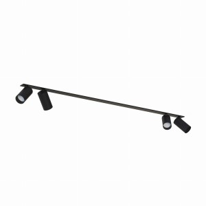 Lampa sufitowa spoty reflektorki na listwie (wpuszczana) MONO SURFACE IV BLACK 7836 Nowodvorski