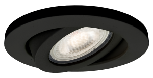 Oczko podtynkowe Lagos okrągłe ruchome 1xGU10 czarna LP-440/1RS BK movable Light Prestige