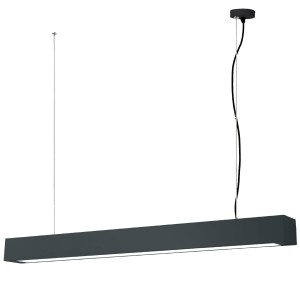 Lampa wisząca Ibros duża 24W 4000K IP20 1xLED czarna LP-7001/1P 20 BK-93 24/4 Light Prestige