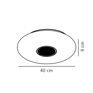 Lampa sufitowa DJAYSMART kolor Biały IP54 2110886101 NORDLUX