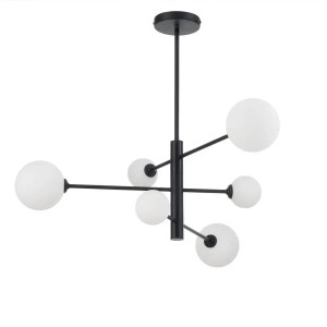 Lampa wisząca Dorado 6xG9 czarna LP-002/6P BK Light Prestige