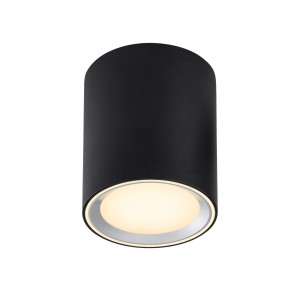 Oczko sufitowe FALLON kolor Czarny/Steel IP20 47550103 NORDLUX