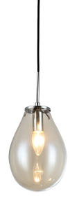 Lampa wisząca Fondi 1xE14 transparentna LP-1214/1P Light Prestige