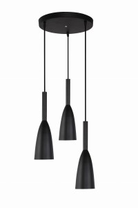 Lampa wisząca Solin wisząca 3xE27 czarna LP-181/3P BK Light Prestige