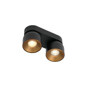 Spoty na listwie Pitcher 2-Spot | Spot light | Black 2310410103 Nordlux