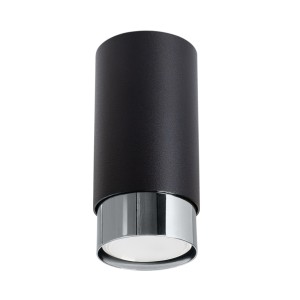 Plafon NERO 12,5 czarny/chrom SL.1408 Sollux Lighting