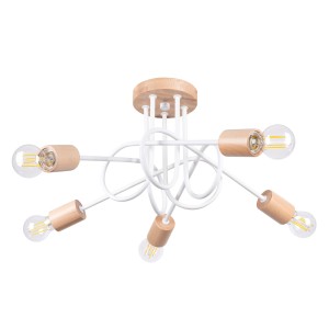 Żyrandol EMBER 5 biały SL.1475 Sollux Lighting