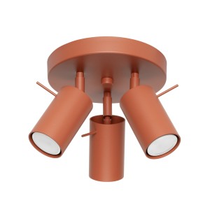 Plafon RING 3P ochra czerwona SL.1509 Sollux Lighting