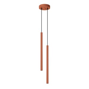 Lampa wisząca PASTELO 2 ochra czerwona SL.1525 Sollux Lighting