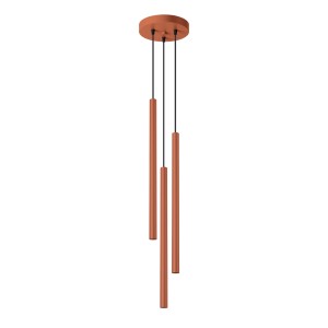 Lampa wisząca PASTELO 3P ochra czerwona SL.1527 Sollux Lighting