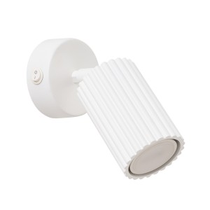 Kinkiet KARBON biały z włącznikiem SL.1541 Sollux Lighting