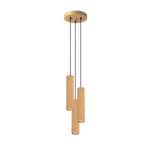 Lampa wisząca KARBON 3P złoty SL.1557 Sollux Lighting
