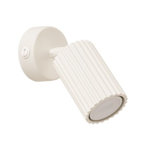 Kinkiet KARBON beżowy z włącznikiem SL.1598 Sollux Lighting