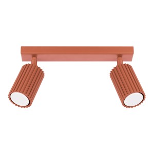 Plafon KARBON 2 ochra czerwona SL.1637 Sollux Lighting