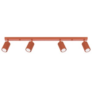 Plafon KARBON 4L ochra czerwona SL.1641 Sollux Lighting