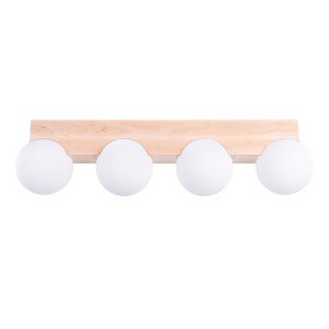 Plafon BULBO 4 naturalne drewno SL.1685 Sollux Lighting