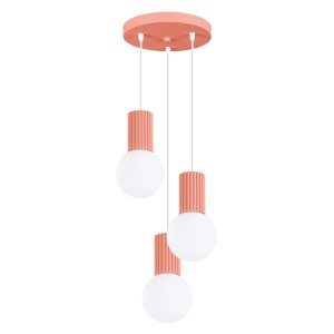 Lampa wisząca HALO 3P brzoskwiniowa SL.1755 Sollux Lighting