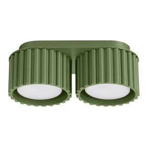 Plafon AURA 2 zielony oliwkowy Gx53 SL.1798 Sollux Lighting