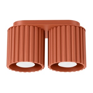 Plafon AURA 2 ochra czerwona GU10 SL.1800 Sollux Lighting
