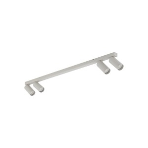 Listwa z regulowanymi reflektorkami FOURTY IV 4xGU10 R35 Silk gray 11438 Nowodvorski