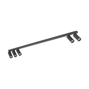 Listwa z regulowanymi reflektorkami FOURTY V 5xGU10 R35 Umbra gray 11468 Nowodvorski