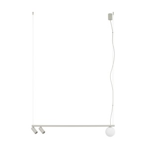 Lampa wisząca FOURTY 3xGU10 R35, G9 Silk gray 11450 Nowodvorski