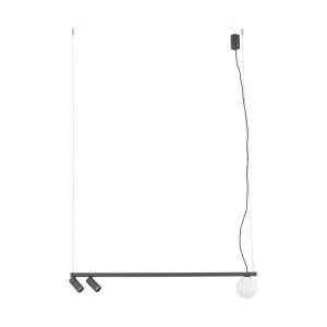 Lampa wisząca FOURTY 3xGU10 R35, G9 Umbra gray 11471 Nowodvorski