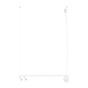 Lampa wisząca FOURTY 3xGU10 R35, G9 Biały 11445 Nowodvorski