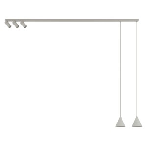 Lampa przysufitowa FOURTY 5xGU10 R50, GU10 R35 Silk gray 11451 Nowodvorski