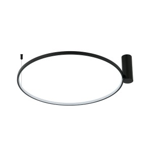 Plafon Ring S czarny LED CCT LP-909/1C S BK CCT Light Prestige