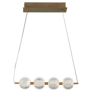 Diamond 4 linia wisząca złota LP-2202/4L GD Light Prestige