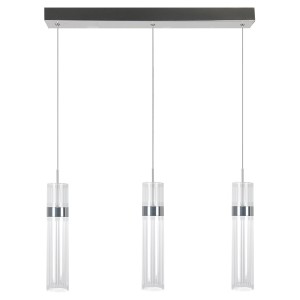 Lampa wisząca Ambiente 3 srebrna LED CCT LP-1510/3L CH Light Prestige