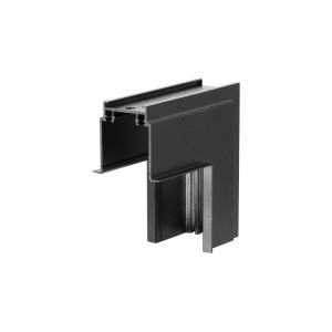 Łącznik podtynkowy L sufit-ściana Magnetic Slim czarny LP-656-MAG SLIM L RS kąt BK Light Prestige