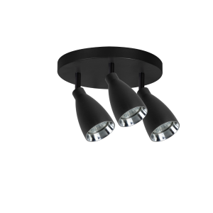 Campana 3 plafon czarny 3xGU10 LP-3103/3C BK Light Prestige