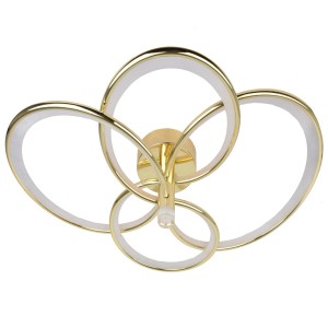 Azina 4 Plafon złota LED LP-4852/4C GD Light Prestige