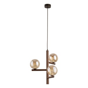 ESTERA WOOD ORZECH BURSZTYN LAMPA WISZACA 3XG9 11095 TK Lighting
