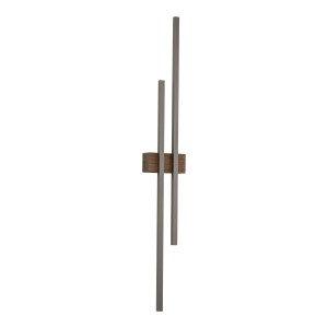 FLASH NEW BROWN WOOD KINKIET 2 LED 11406 TK Lighting