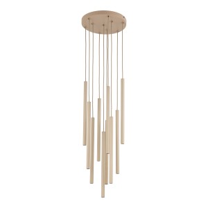 FERRO SABIA CHAMPAGNE LAMPA WISZĄCA 10XG9 KOŁO 11494 TK Lighting