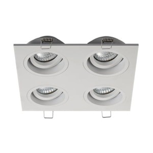 LAMPA SPOT ZUMA LINE CHUCK DL4 SQUARE SPOT 20069-WH
